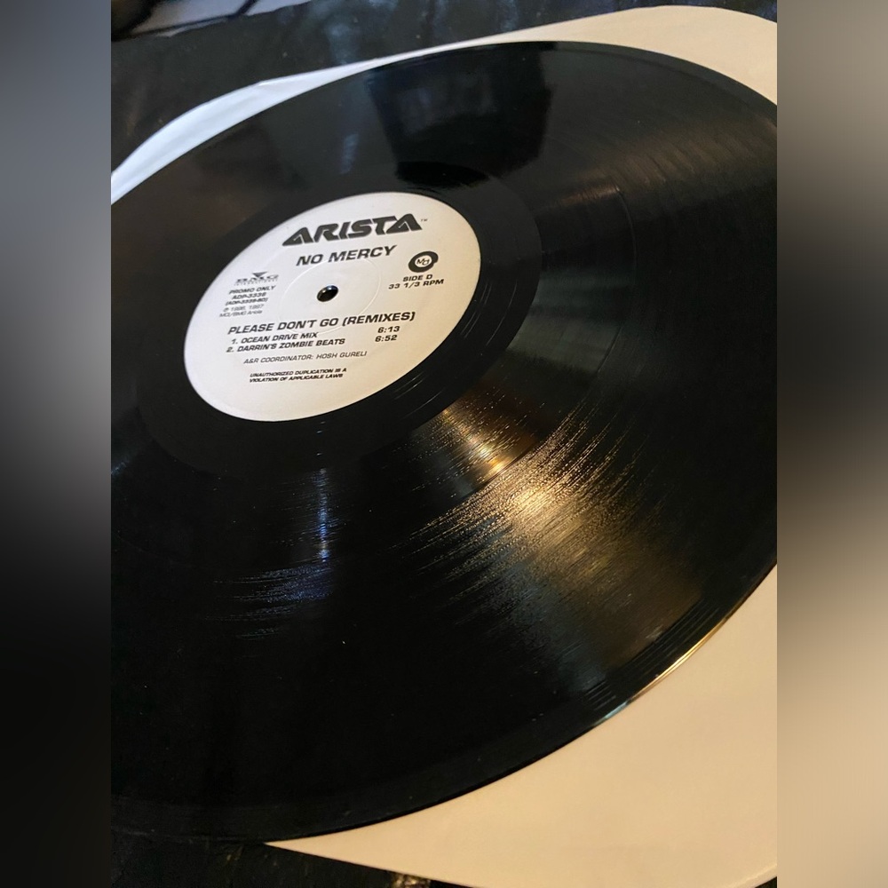 No Mercy "Please don't Go" (Remixes) Rare! 12inch Double (2) Vinyl Record - Picture 3 of 10